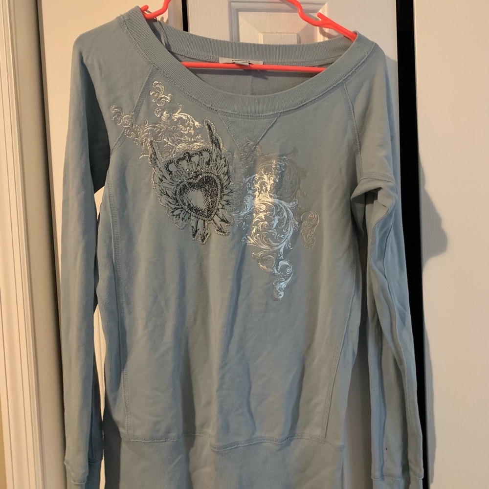 Blue Heart 💙 sweater size large from Express